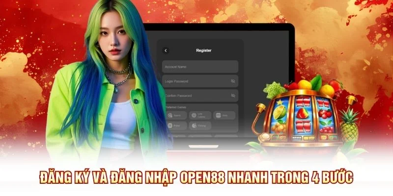Đăng ký và đăng nhập OPEN88 nhanh trong 4 bước